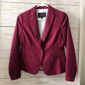 Burgundy Banana Republic Blazer